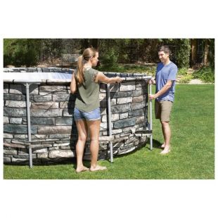 Бассейн каркасный Bestway Power Steel 610 x 366 x 122 см (56719)