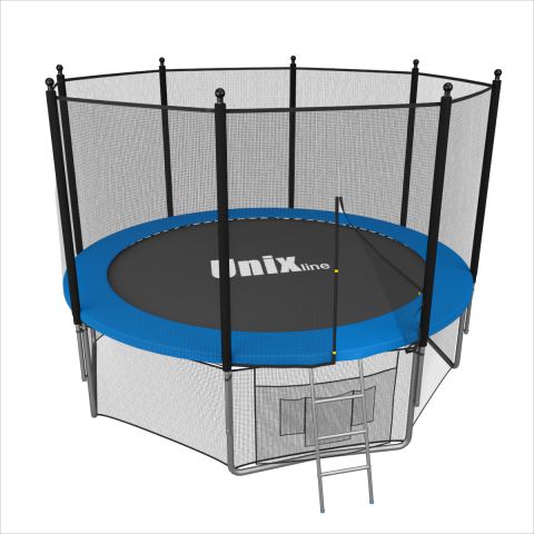 Батут Unix Line Classic 6 ft Outside (синий/зеленый)