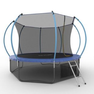 Батут EVO JUMP External 12ft + Lower net (зеленый/синий)